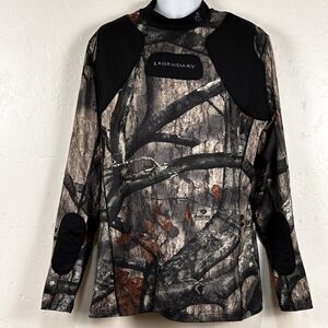 Legendary Camo Hunting Mens Mossy Oak 2XT Pullover Tree-Stand Whitetails Padded